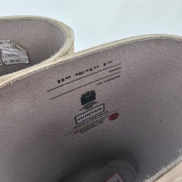 Hunter boots sparkle white 10 little girls 9 boys rain toddler - Picture 3 of 5